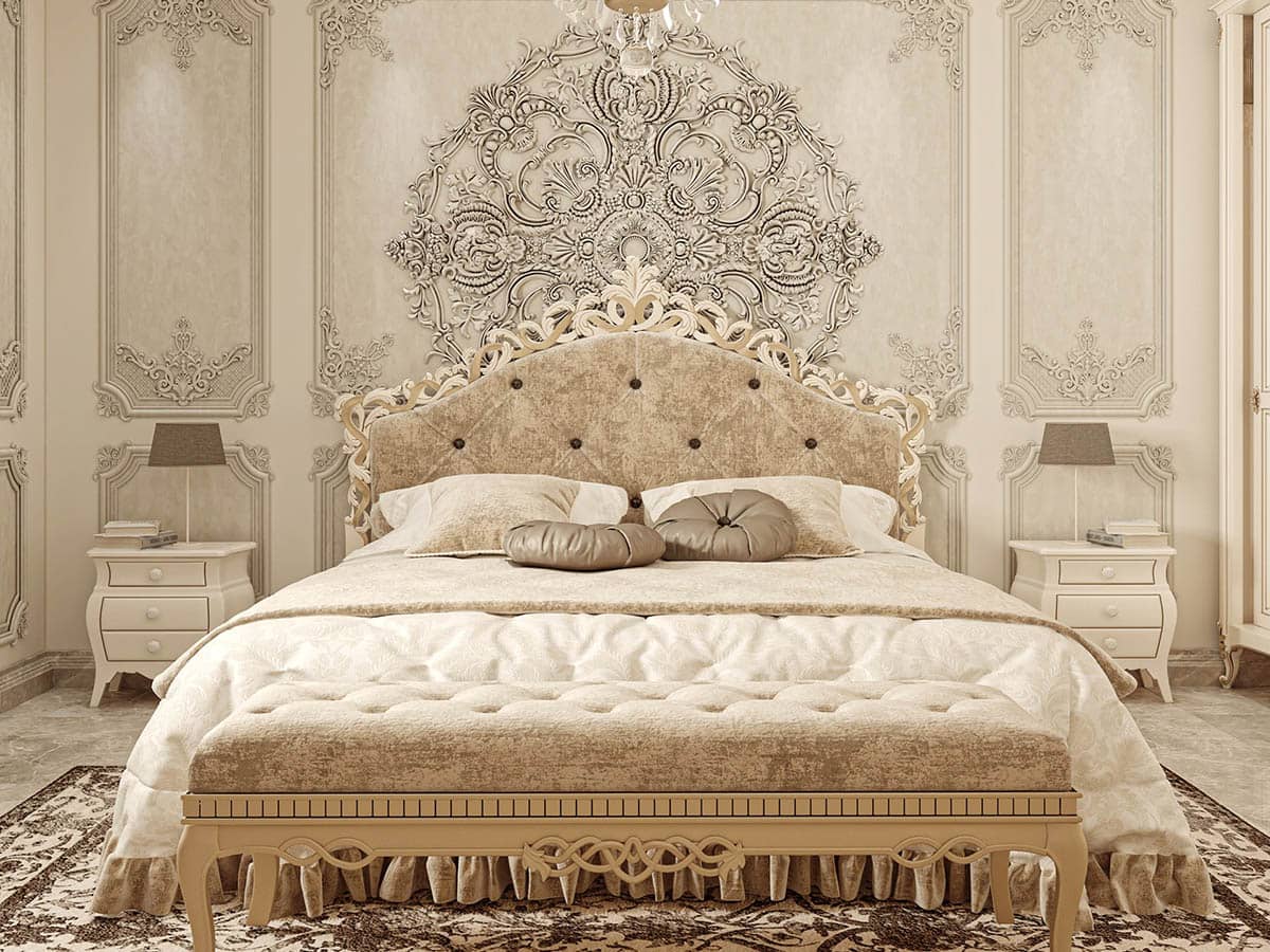 Thiết kế phòng ngủ theo phong cách châu Âu cổ điển