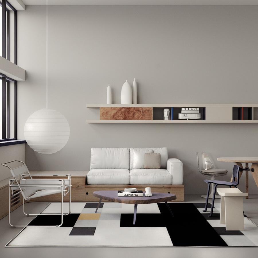 Phong cách Bauhaus trong thiết kế nội thất